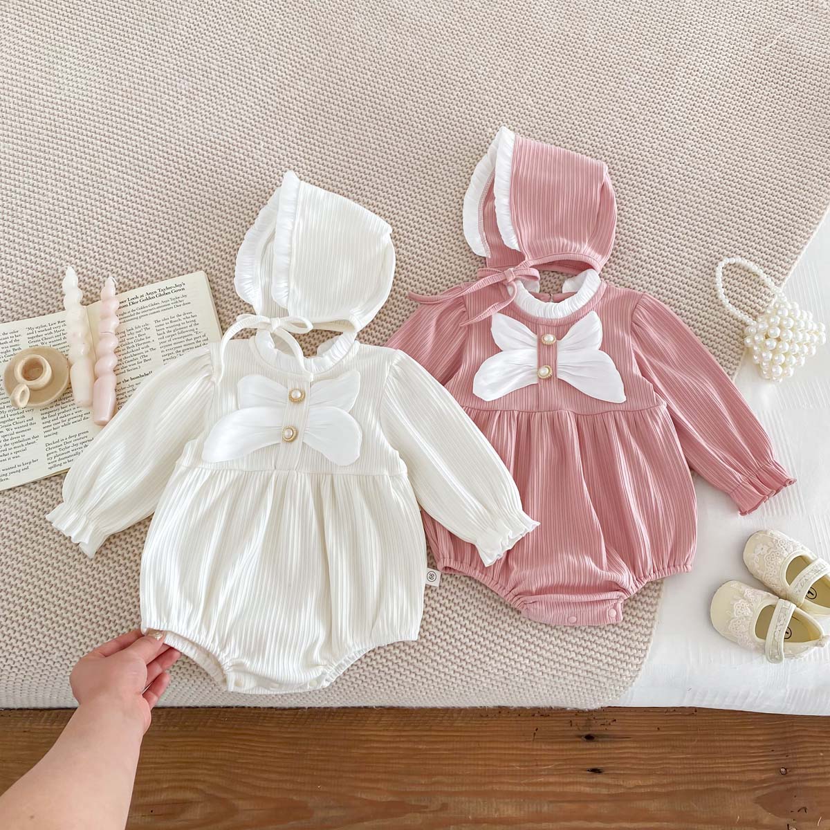 Autumn  Baby Romper with Hat B - Body Jewelry Plus ulasan dan harga