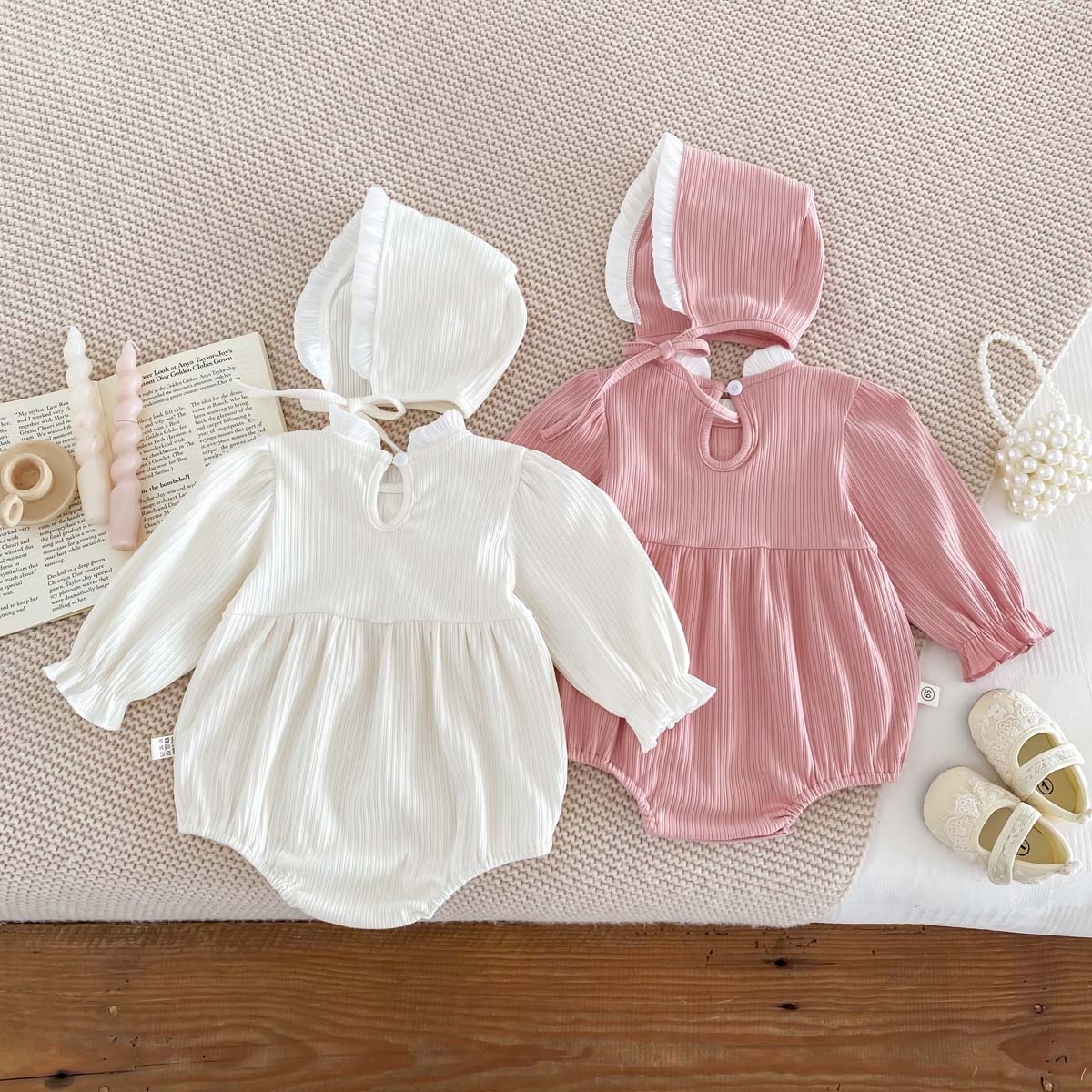 Autumn  Baby Romper with Hat B - Body Jewelry Plus ulasan dan harga