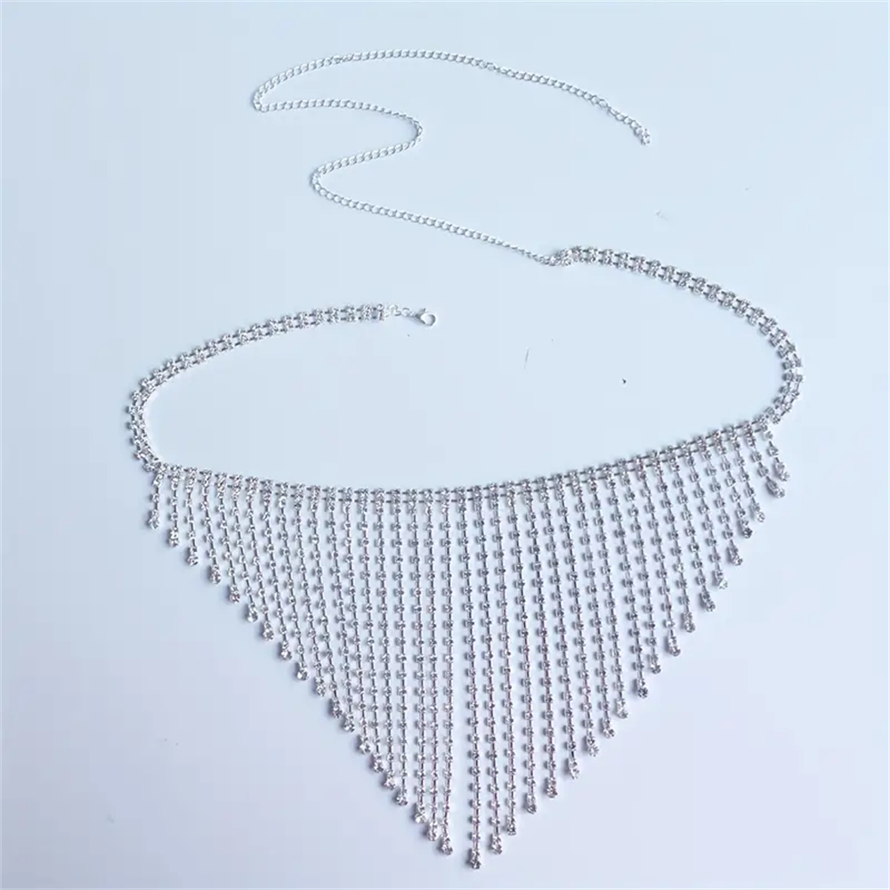 Gold Silver  Tassel Waist Chai - Body Jewelry Gold ulasan dan harga